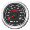 SAASBoost Gauge 30inHg-35psi 52mm Black Muscle Series 3