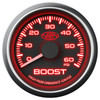 SAAS Boost Gauge Diesel 0-60 psi 52mm Black Muscle Series