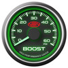 SAAS Boost Gauge Diesel 0-60 psi 52mm Black Muscle Series