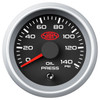 SAAS Oil Press Gauge 0-140psi 52mm Black Muscle Series 2