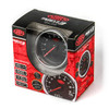 SAAS Speedometer 0 - 220 Kph 3 1/2 Indash Black Muscle Series 3