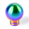 SAAS Billet Gear Knob Neo Titanium Finish Ball Weighted