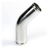 Pipe 57mm x 45 Deg Alum Polished