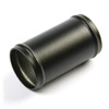 Pipe 57mm x 100mm Alum Powder Coated Black