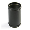 Pipe 63mm x 100mm Alum Powder Coated Black