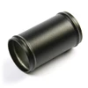 Pipe 76mm x 100mm Alum Powder Coated Black