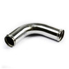 Pipe 57mm x 90Deg Alum Polished