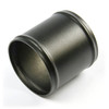 SAAS Pipe Alum Powder Coated Blk 102mm ID x 100mm
