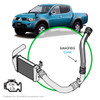 SAAS Intercooler Polish Alloy Cold to Turbo Triton 2.5-3.2L ML-MN