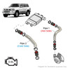 SAAS Intercooler Black Alloy Pipe Kit Patrol GU ZD30 3.0L -07 On