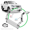 SAAS Intercooler Polish Alloy Pipe Kit ISUZU DMAX/MUX 3.0L 12 -16