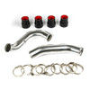SAAS Intercooler Polish Alloy Pipe Kit ISUZU DMAX/MUX 3.0L 17-20