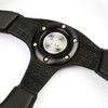 SAAS Sports Steering Wheel Leather 14" Black Spoke