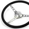 SAAS Classic Poly Wheel - Bushed Aluminium with Holes