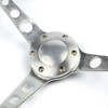 SAAS Classic Poly Wheel - Bushed Aluminium with Holes