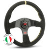 SAAS Sports Steering Wheel Suede Corsa 330mm Indicator