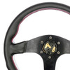 SAAS Steering Wheel Leather Corsa 350mm