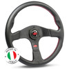 SAAS Steering Wheel Leather Corsa 350mm