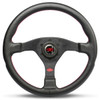 SAAS Steering Wheel Leather Lusso 350mm