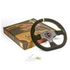 SAAS Steering Wheel Suede Pista 330mm Indicator