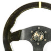 SAAS Steering Wheel Suede Pista 330mm Indicator