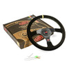 SAAS Steering Wheel Suede Sprint 350mm Indicator