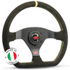 SAAS Steering Wheel Suede Racing 320mm Indicator