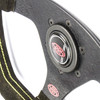 SAAS Steering Wheel Suede Racing 320mm Indicator