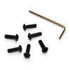 Boss Kit Black Allen Key Screw Set (6) suit SAAS Classic wheels