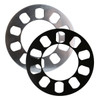 Wheel Spacer x 2 Univ 5 Stud 3 mm Black