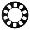 Wheel Spacer x 2 Univ 5 Stud 8 mm Black