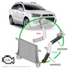Silicone I/Cool Black 2 Pipe And Clamp Kit Cold Captiva CG 2