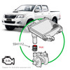 SAAS Silicone Intercooler Black Pipe Hot Hilux 3.0 1KD-FTV 2005-15 KU