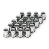 SAAS Wheel Nut Toyota 12x1.5 Chrome Closed End Taper 47mm Long with Washer