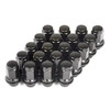 SAAS Wheel Nut Toyota 12x1.5 Black Closed End Taper 47mm Long with Washer