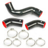 SAAS Silicone Intercooler 3 Pipe Cold Side Kit D40 550 Navara V9X