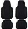Racer Car Mat Set Heavy Duty Black (4Pc SET)