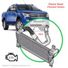 SAAS Ford Ranger 2.2L 110kW Silicone Intercooler Top Pipe Hot Side 2012-2015 