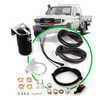 SAAS Oil Catch Tank Full Kit Landcruiser 70 Series 2.8TD 2023 on Black Can