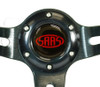 SAAS Suede deep dish steering wheel