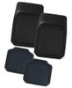 Outback 4x4 Deep Dish Rubber Mats Black Front & Rear Universal 4WD