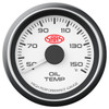 SAAS Oil Temperature Gauge White 52mm