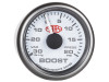 SAAS Boost Gauge White 52mm