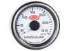 SAAS Vacuum Gauge White 52mm