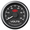 SAAS Volt Gauge Black 52mm