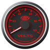 SAAS Volt Gauge Black 52mm