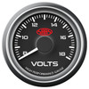 SAAS Volt Gauge Black 52mm