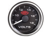 SAAS Volt Gauge Black 52mm