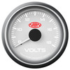 SAAS Volt Gauge White 52mm