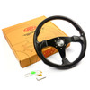 SAAS Sports Steering Wheel Poly 14" ADR Octane Black Spoke